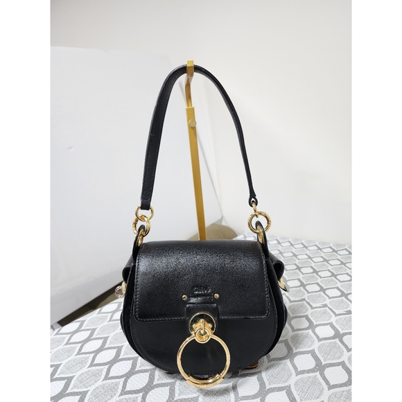 Chloe Handbags - CHLOÉ Tess Shoulder Bag Black